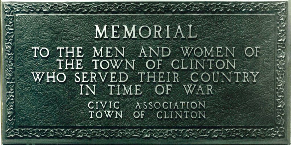 Clinton Memorial WWI
