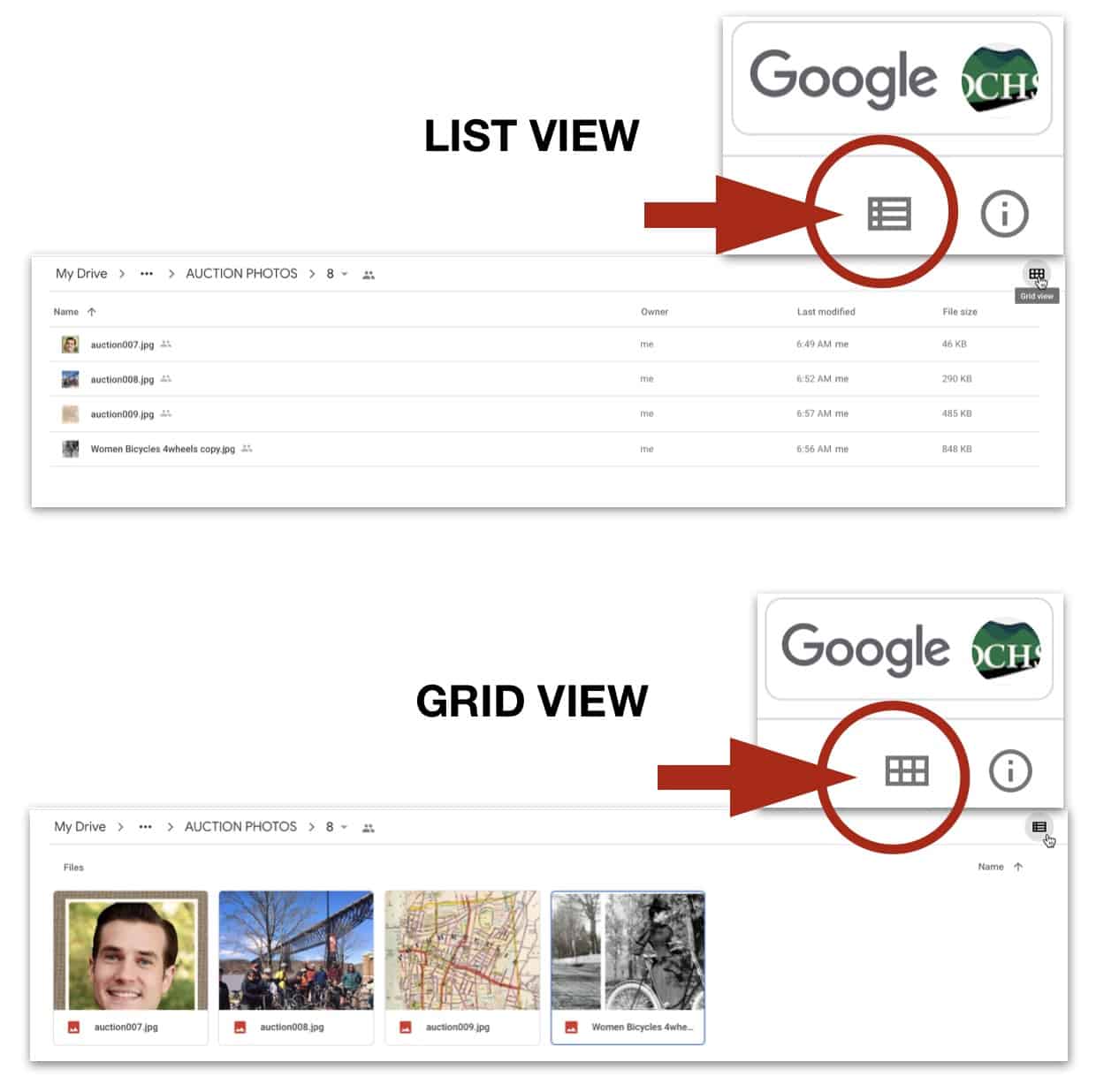 Grid List View